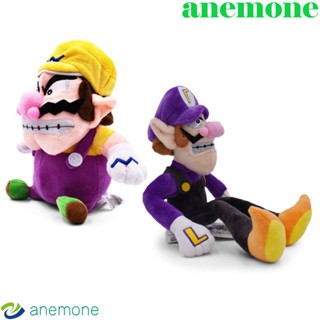 Anemone หมอนตุ๊กตาฟิกเกอร์ Super Mario Waluigi Luigi Waluigi ของเล่นสําหรับเด็ก