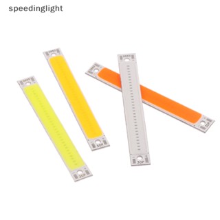 Slth แถบไฟ LED COB 3V-4V DC 60 มม. 8 มม. 1W 3W สีขาว ฟ้า แดง สําหรับจักรยาน DIY