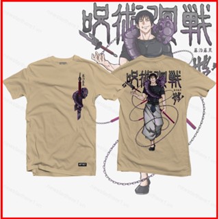 Ere1 เสื้อยืดแขนสั้นลําลอง พิมพ์ลายกราฟิกอนิเมะ Jujutsu Kaisen Toji พลัสไซซ์ แฟชั่นสําหรับผู้ชาย และผู้หญิง