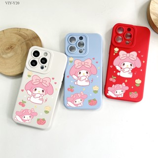 VIVO Y20 Y20i Y20S G Y12S Y12A Y17 Y15 Y12 Y16 Y19 Y91 Y95 Y91C Y1S 2021 เคสวีโว่ สำหรับ Cartoon Merlot เคส เคสโทรศัพท์