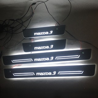 แผ่นกันรอยประตู led สําหรับ New Mazda3 Mazda