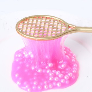 Mini Badminton Racket DIY Crystal Clay Soil Slime Form Putty Cream Keyboard Clearance sale