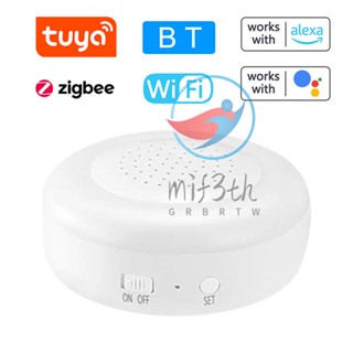 Mif) เกตเวย์สัญญาณเตือน อเนกประสงค์ 2.4G WIFI Zigbee 3.0 BLE และ Beacon Sub-devices อเนกประสงค์ พร้อม Google Home ควบคุมด้วยเสียง