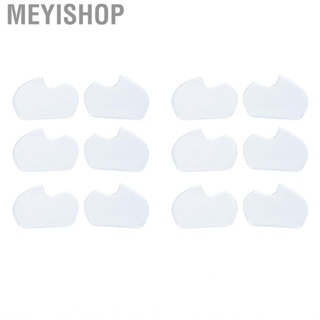 Meyishop Metatarsal Pads 6 Pairs Instant Relief High Heel Forefoot Transparent Pressure Reduction Soft for Sandals Callus