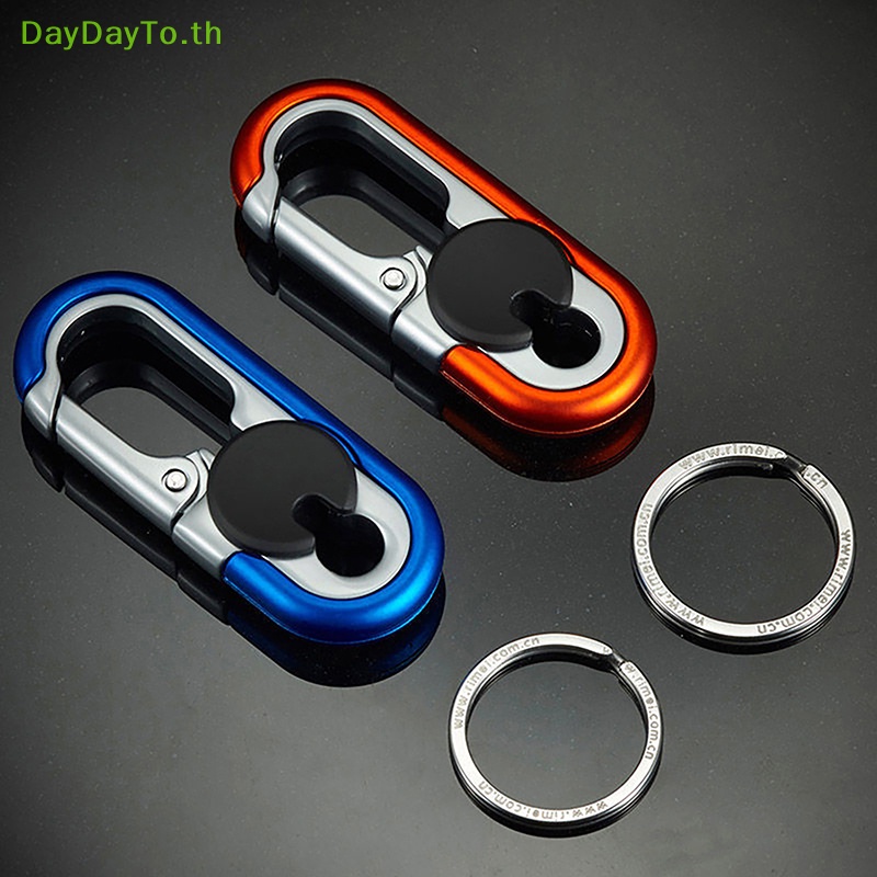 Daydayto พวงกุญแจโลหะ แฟชั่น สร้างสรรค์ สําหรับรถยนต์ ปีนเขา ตั้งแคมป์