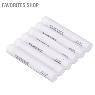  Favorites Shop 6 ชิ้น White Oil Pastels พื้นผิวที่ไม่ซ้ำใครปลอดภัยไม่เป็นอันตราย Smoothing ชุดจิตรกรรมสำหรับนักเรียนศิลปะเด็ก