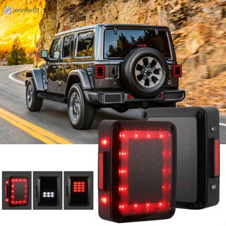 Jen ไฟเบรกท้ายรถยนต์ LED สําหรับ Wrangler JK 07-17