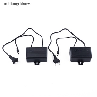 [milliongridnew] อะแดปเตอร์ชาร์จกล้องวงจรปิด 12V 2A ปลั๊ก EU US กันน้ํา WQL