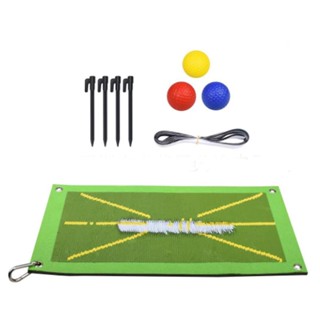 Golf Training Mat Set Golf Divot Practice Swing Mat Swing Detection Batting