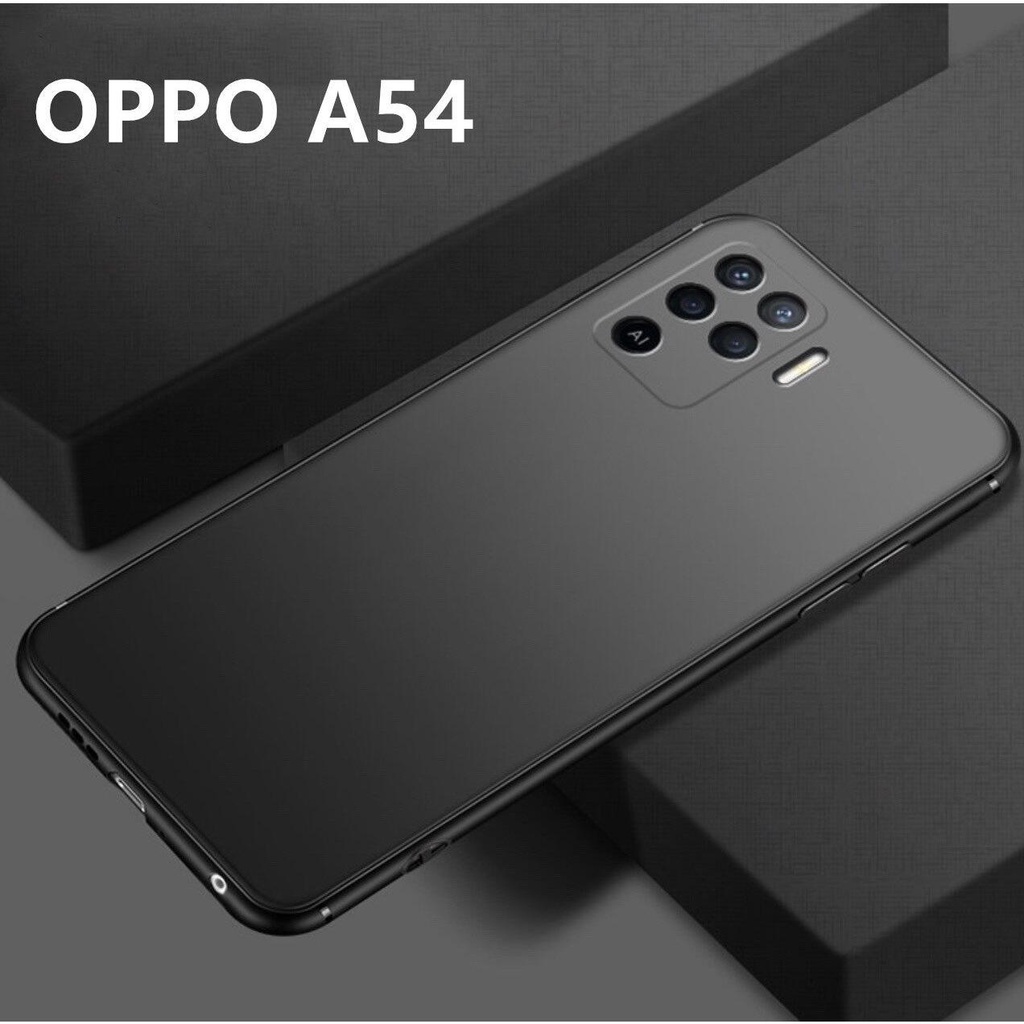 เคส Oppo A54 4G สำหรับออปโป้ ซิลิโคนสีดำ กันกระแทก นิ่ม TPU Case