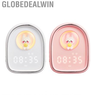 Globedealwin Digital Alarm Clock  Smooth Light  Night Cute Smart for Home