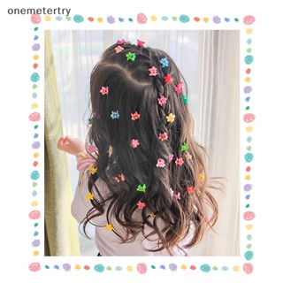 Onem กิ๊บติดผม รูปดาว ดอกไม้ ดาว ขนาดเล็ก น่ารัก สีสันสดใส เครื่องประดับแฟชั่น สําหรับเด็กผู้หญิง 10 ชิ้น ต่อชุด