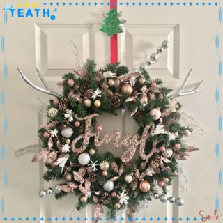 Teath ตะขอแขวนพวงหรีด ลาย Navidad Natal Over Door 3 ชิ้น