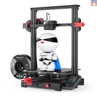 พร้อมส่ง Creality เครื่องพิมพ์ 3D Ender-3 Max Neo Desktop 3D Printer FDM 3D Print 300x300x320 mm Print Size with Stable Dual Z-axis 4.3 นิ้ว Color Knob Screen Full Metal Extruder Support Re