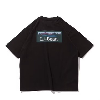 【พร้อมส่ง】BEAMS เสื้อยืดแขนสั้น ทรงหลวม พิมพ์ลาย LLBEAN เหมาะกับฤดูร้อน สําหรับผู้ชาย และผู้หญิง