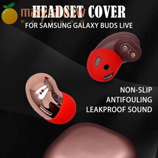 Mayshow ซิลิโคนครอบหูฟัง ที่มีสีสัน ปลอกป้องกัน สีลูกกวาด แผ่นรองหูฟัง สําหรับ Galaxy Buds Live