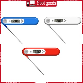 Xi เครื่องวัดอุณหภูมิอาหารดิจิทัล หน้าจอ LCD พร้อมไฟแบ็คไลท์ สําหรับทําอาหาร บาร์บีคิว