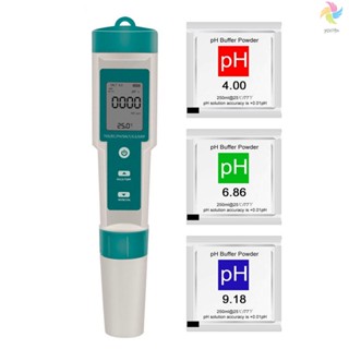 ปากกาทดสอบคุณภาพน้ํา แบบพกพา อเนกประสงค์ 7 in 1 PH TDS EC Salinity ORP S.G