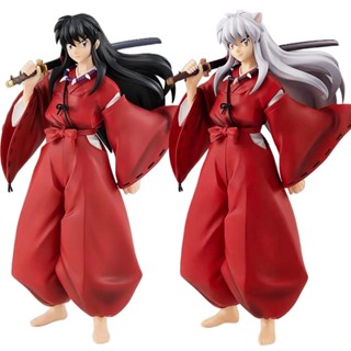 Inuyasha ตุ๊กตาเครื่องประดับอะนิเมะอุปกรณ์ต่อพ่วงอะนิเมะ Sesshomaru GK Inuyasha เดสก์ท็อปเครื่องประดับมือรุ่น