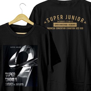 เสื้อยืด พิมพ์ลาย SUPER JUNIR SUPER SHOW 9th SUPER JUNIOR WORLD TOUR KEEP ON GOING สําหรับผู้ชาย