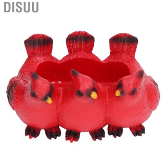 Disuu Cardinal Ornaments  Exquisite Styling Abstract Red Bird Ornament Ideal Gift  for Desktop for Office for Christmas