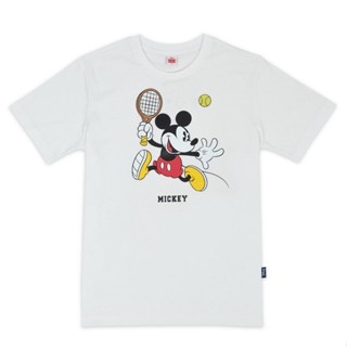 YF41 เสื้อยืดสีขาว เสือยืดผู้ชาย เสื้อแขนสั้น Disney Mens Mickey Mouse family -T Shirt เสื้อผู้ชายมิกกี้