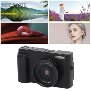 Nice photo Digital Camera Portable 2.7K HD 16X Zoom Smart 48MP with 3 Inch IPS Display for Selfie Photography