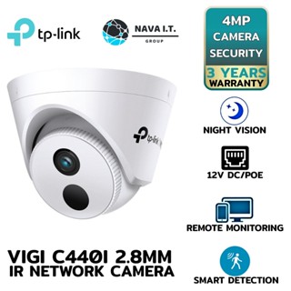 COINSคืน15%⚡FB9JMZV6⚡ TP-LINK VIGI C440I 2.8MM 4MP IR TURRET NETWORK COMERA รับประกัน 3ปี