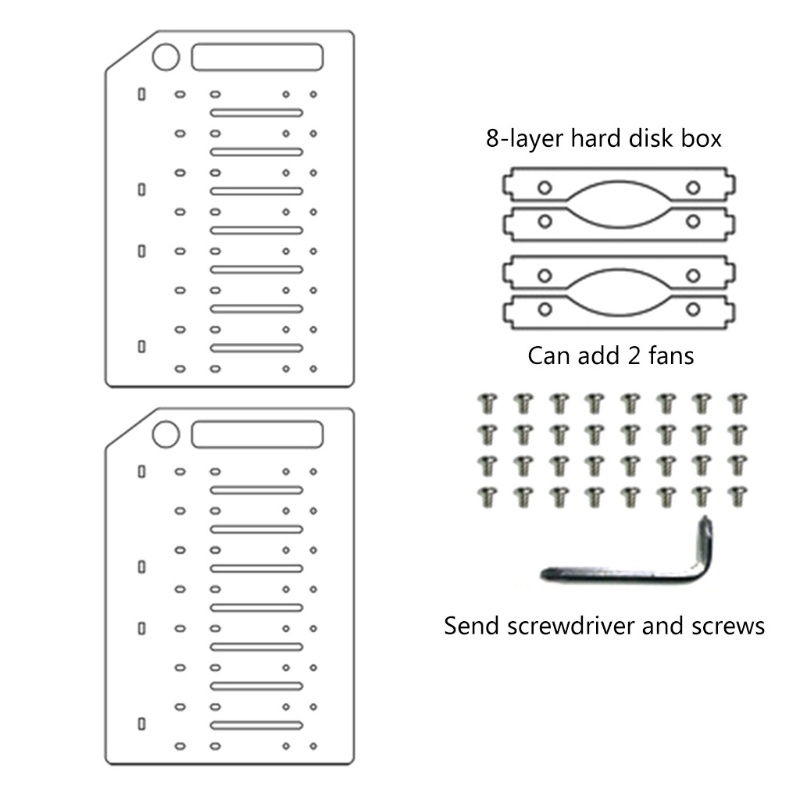 Mochocho Hard Disk Bracket สําหรับ 3 5in HDD Storage Bracket สําหรับกรณี Rack Hard Drive Bay 3 5 หลายชั้น Optiona