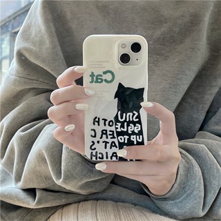 เคสโทรศัพท์มือถือ ซิลิโคน กันกระแทก ลายแมวน่ารัก สไตล์สร้างสรรค์ สําหรับ Iphone 14 13ProMax 12 13pro 11 14pro