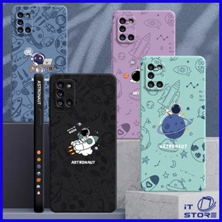 เคส Samsung A31 Soft Case Creative เคสซัมซุง A31 Case Silicone Case Samsung A31 Astronaut Case เคสซัมซุง A31 Cartoon Case 2C-SS