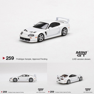 โมเดลรถยนต์ แครอสจิ๋ว 1:64 JDM 3000GT GR Supra Pandem อัลลอย สีขาว 259