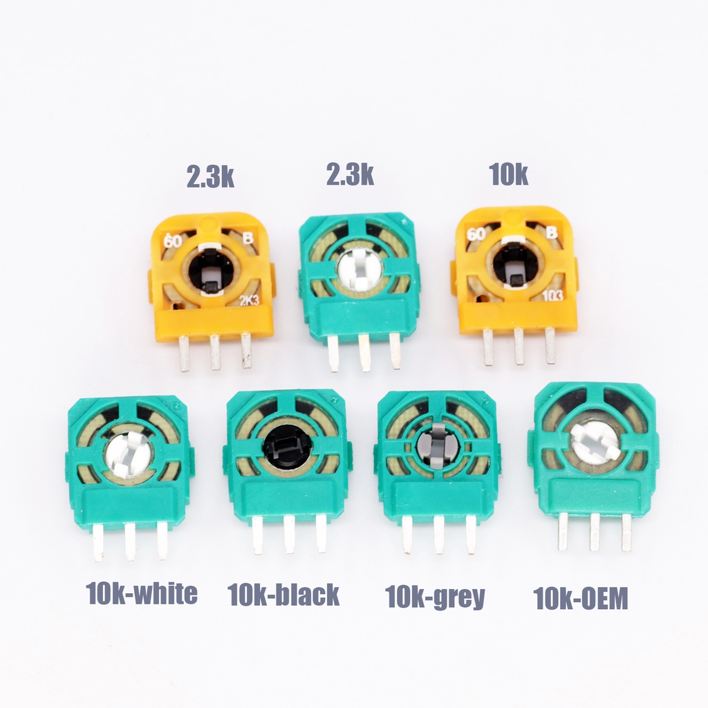 10 ชิ้นสําหรับ Xbox one PS4 PS5 Controller 3D Analog จอยสติ๊ก Potentiometer Sensor Micro Switch แกนตัวต้านทาน