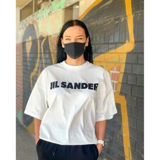 JHEP JILSANDER classic short-sleeved Tshirt letter logo simple style short sleeved Tshirt oversized T-shirt