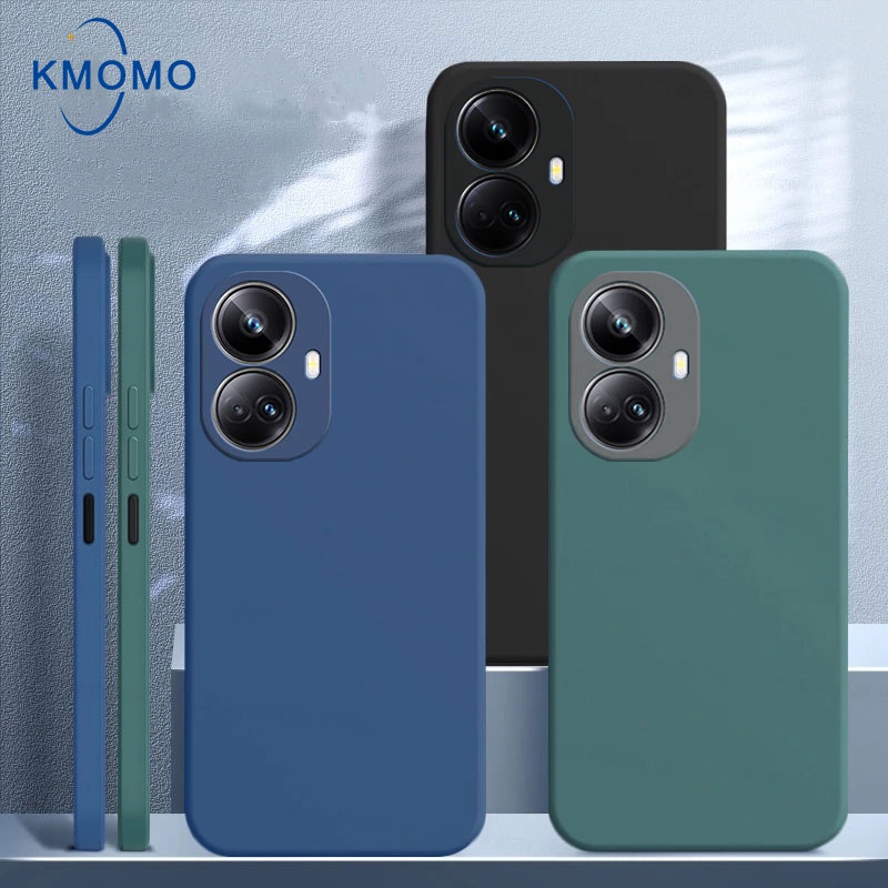 เคสโทรศัพท์ซิลิโคนขอบตรงแบบนุ่ม เคส Realme C75 C75x C67 C65 C53 C55 C51 C35 C33 C30 C30s C21y C25 C25s C21y C11 2021 C15 C12 กันกล้อง เคสกันกระแทก