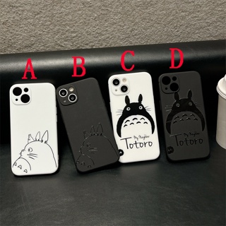 เคสซิลิโคน สำหรับ ไอโฟน iPhone 14 Pro Max iPhone 13 Pro Max iPhone 12 Pro Max iPhone 11 Pro Max XS Max Cute Cartoon Totoro โทโทโร่ Silicone Case