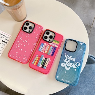 Casetify เคสโทรศัพท์มือถือ พลาสติก TPU กันกระแทก ลายหนังสือ ดาว กลิตเตอร์ มีลายด้านข้าง สําหรับ iPhone 14 Pro MAX 14 Plus 13 Pro MAX 12 Pro MAX 11