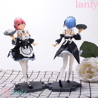 Lanfy ตุ๊กตาฟิกเกอร์ PVC อนิเมะ Re:Life in A Different World From Zero ของขวัญ สไตล์ญี่ปุ่น