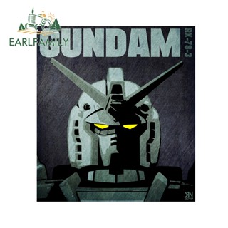 Earlfamily สติกเกอร์กันรอยขีดข่วน ลายกราฟฟิตี้ Gundam 13 ซม. x 11.6 ซม. สําหรับตกแต่งรถยนต์ เซิร์ฟบอร์ด สเก็ตบอร์ด