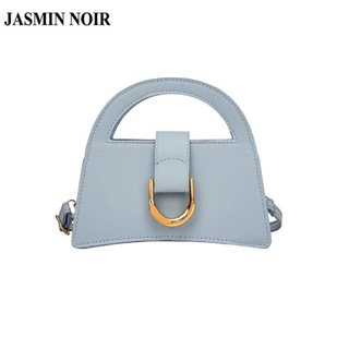 Jasmin NOIR กระเป๋าถือ กระเป๋าสะพายไหล่ หนัง PU ทรงสี่เหลี่ยม ขนาดเล็ก สําหรับสตรี