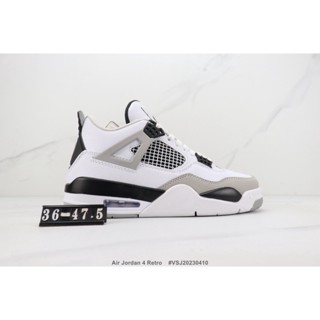 รองเท้าบาสเก็ตบอล รุ่น Jordan 4 AJ4 air cushion ขนาด 36-45 สไตล์เรโทร