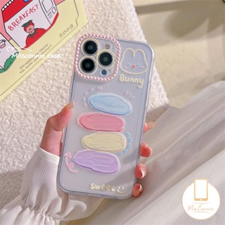 Coloful เคสโทรศัพท์มือถือแบบนิ่ม ใส ลายภาพวาดสีน้ํามัน รูปกระต่ายน่ารัก สําหรับ Infinix Smart 5 4 6 Plus Hot 11 10 9 12 Play Hot 10 20 12i 20s 9 8 10s 11s 10t 10s NFC Note 10 12 Pro 12 G96 12 2023 เคส Tpu