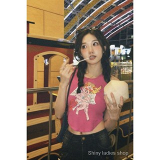 เสื้อกล้ามผู้หญิงสวมเสื้อสลิมสลิมหวานและเผ็ดทั้งภายในและภายนอกในฤดูร้อน SC3890