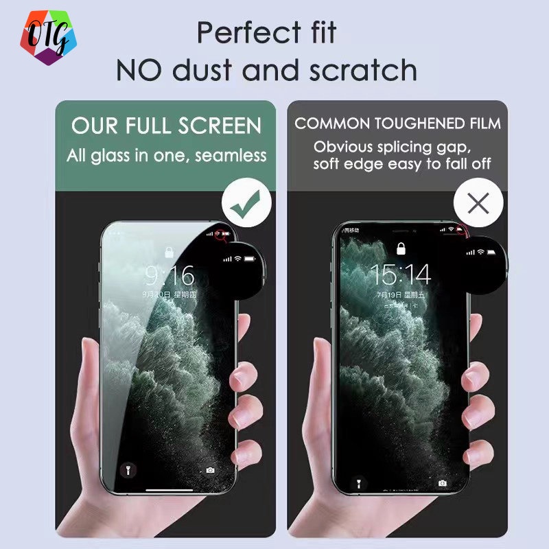 สำหรับ oppo ฟิล์มกระจก for oppo A15|A16|A31|A74 5G|F11 Pro|A3S|A5S|A92|F7|Reno 5 5G ฟิล์มกระจกเต็มจอ ฟิล์มกันร 9D ฟิล์ม - รูปที่ 5