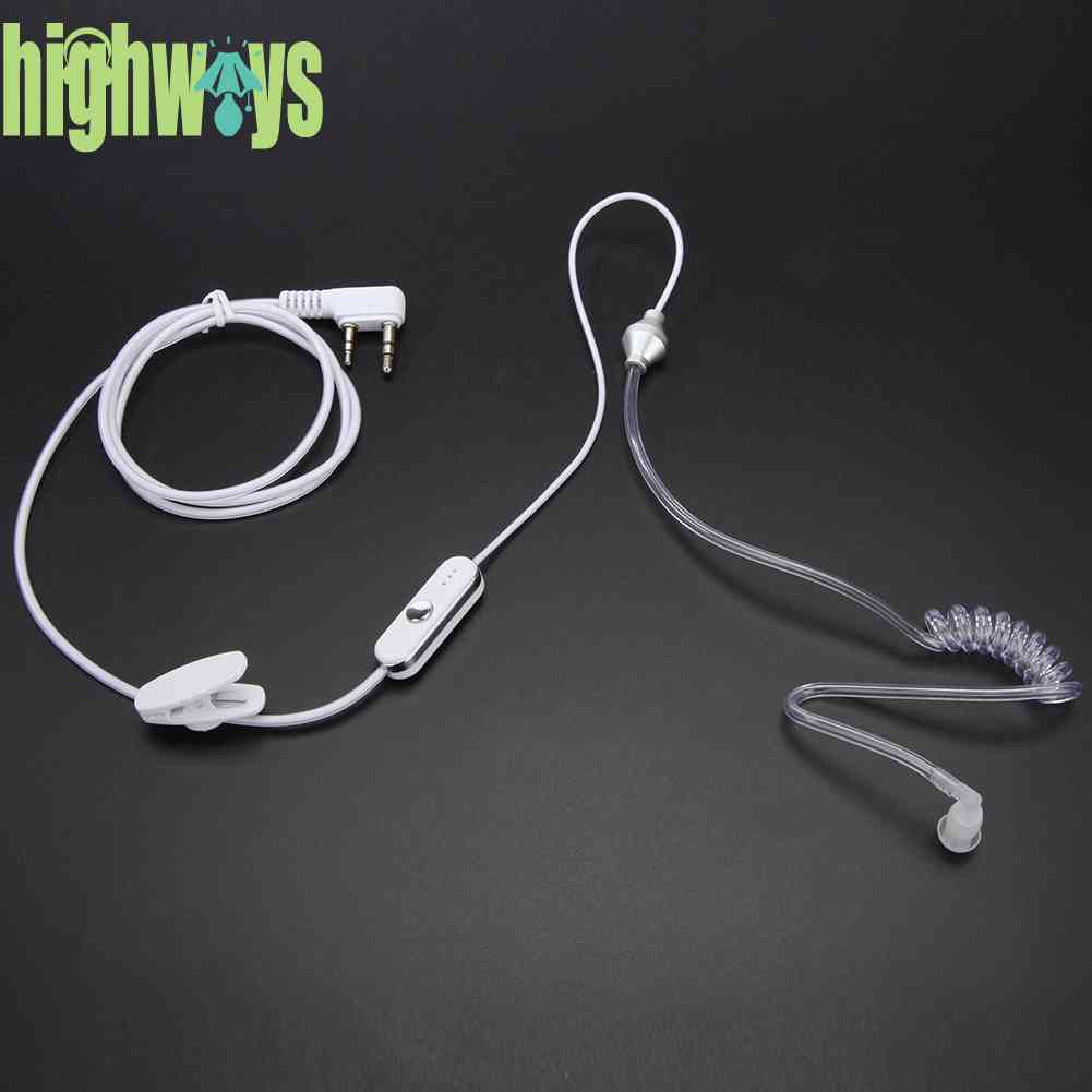 【พร้อมส่ง】หูฟังไมโครโฟน Ptt 2 Pin สําหรับวิทยุสื่อสาร Baofeng Retevis [highways.th]