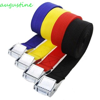 AUGUSTINE Cargo Strapping Strap Motorcycle Car Press-buckle Tow Rope Luggage Bag Cargo Strap Rope Tensioner Ratchet Belt