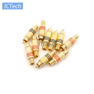 Rca ปลั๊กแจ็คเชื่อมต่อ AV สําหรับ PC Audio Vedio Welding Metal Spring