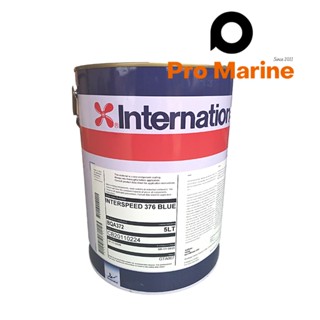 สีกันเพรียง สีขาว ยี่ห้ออินเตอร์เนชั่นแนล  ขนาด  5 ลิตร  Anti Fouling Paint  Interspeed 376 Size 5 Liters