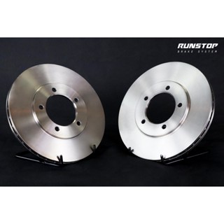 RUNSTOP รันสตอป brake disc จานเบรคหน้า แบบเรียบ ขนาดเดิม 252 TOYOTA รุ่น LN 40 HERO ราคาต่อคู่ เบรก