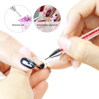 อุปกรณ์แต่งเล็บ ปากกาจิ้มเพชร Crystal Dotting Wax Pen